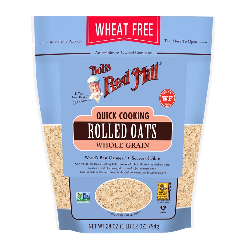 Quick Cooking Rolled Oats Pure Wheat Free Pouch 794g