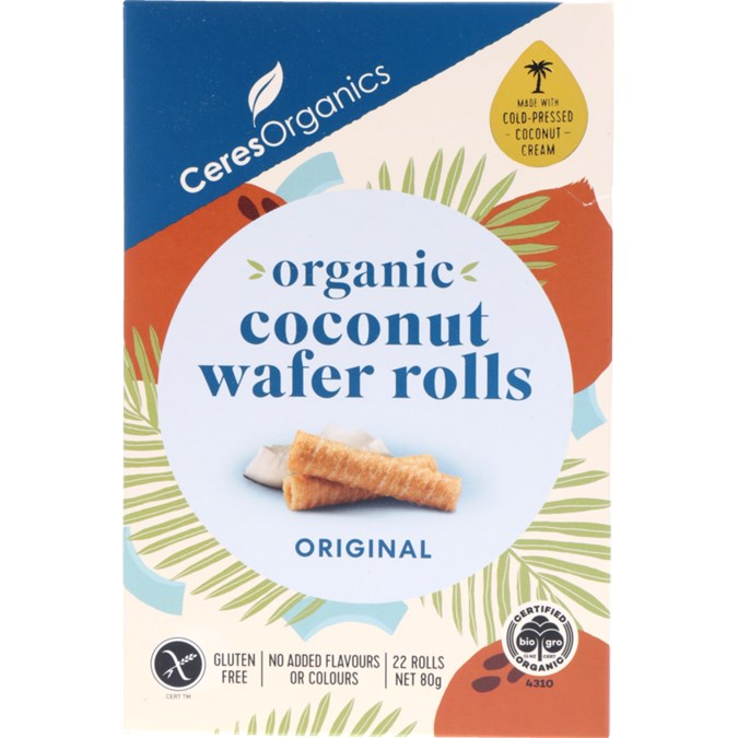 Coconut Wafer Rolls Original 80g