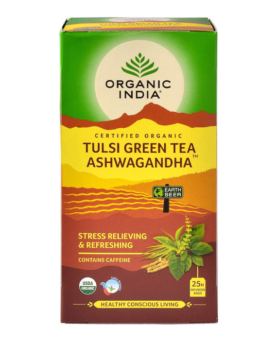 Organic India Ashwagandha Green x 25 Tea Bag