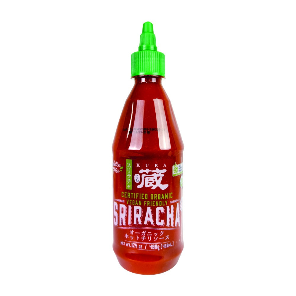 Kura Certified Organic Sriracha Sauce 435ml