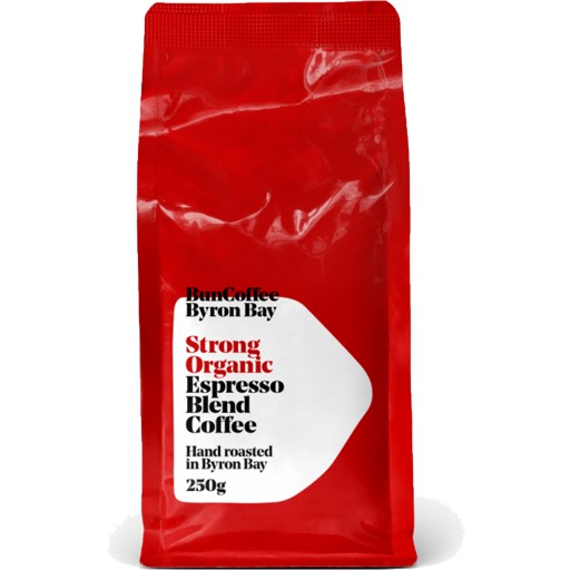 Bun Coffee Byron Bay Strong W.Bean 250g