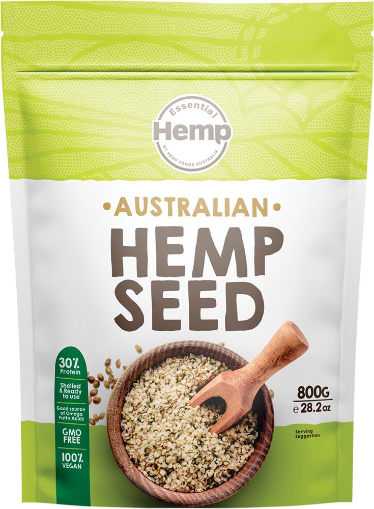 Essential Hemp Hulled Hemp Seeds 800g