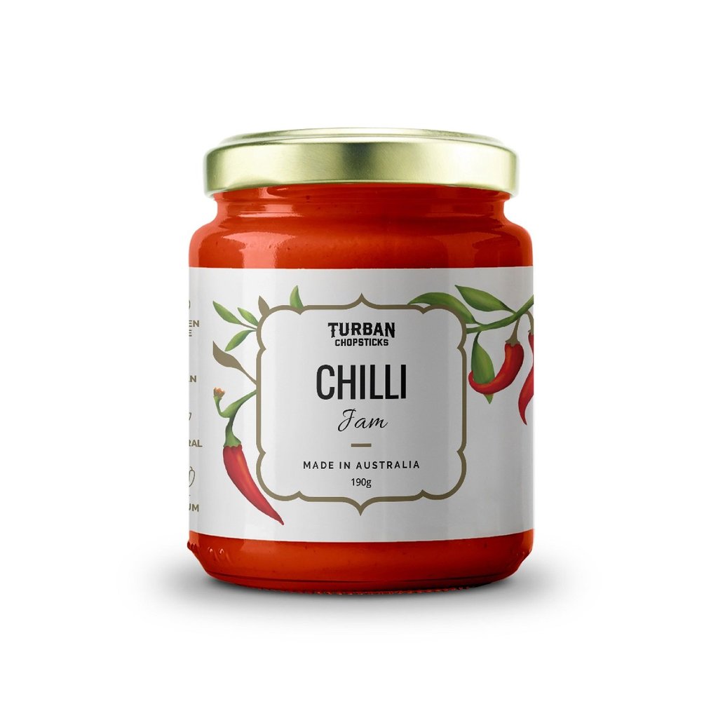 Turban Chopsticks Chilli Jam 190g