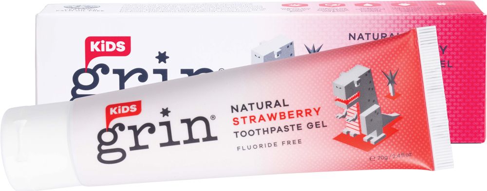 Grin Toothpaste Kids Strawberry 70g