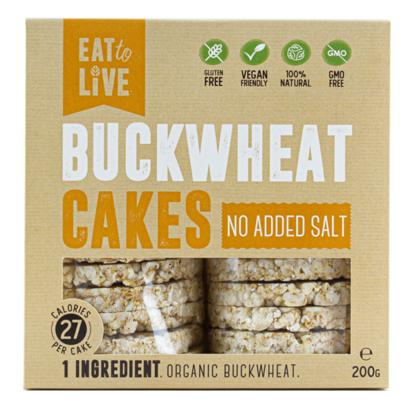 Buckwheat Cake No Added Salt (Gluten Free)