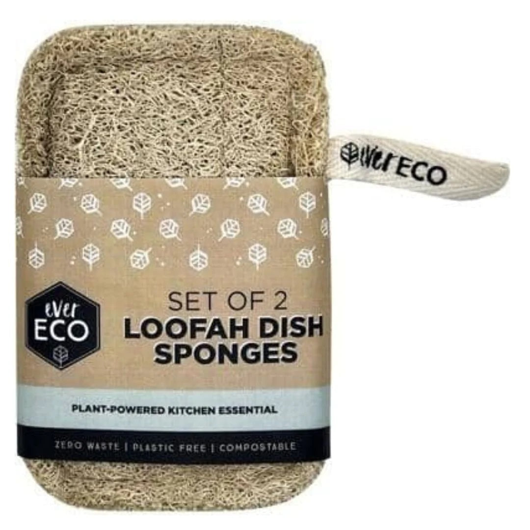 Loofah Dish Sponge X2