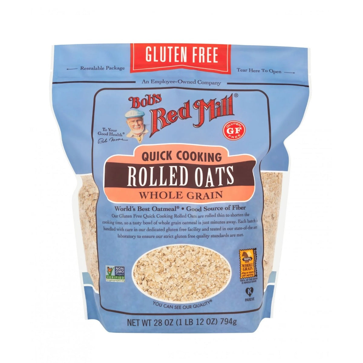 Quick Cooking Rolled Oats Pure Wheat Free 794g