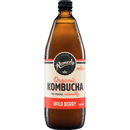 Remedy Kombucha Wild Berry 750ml