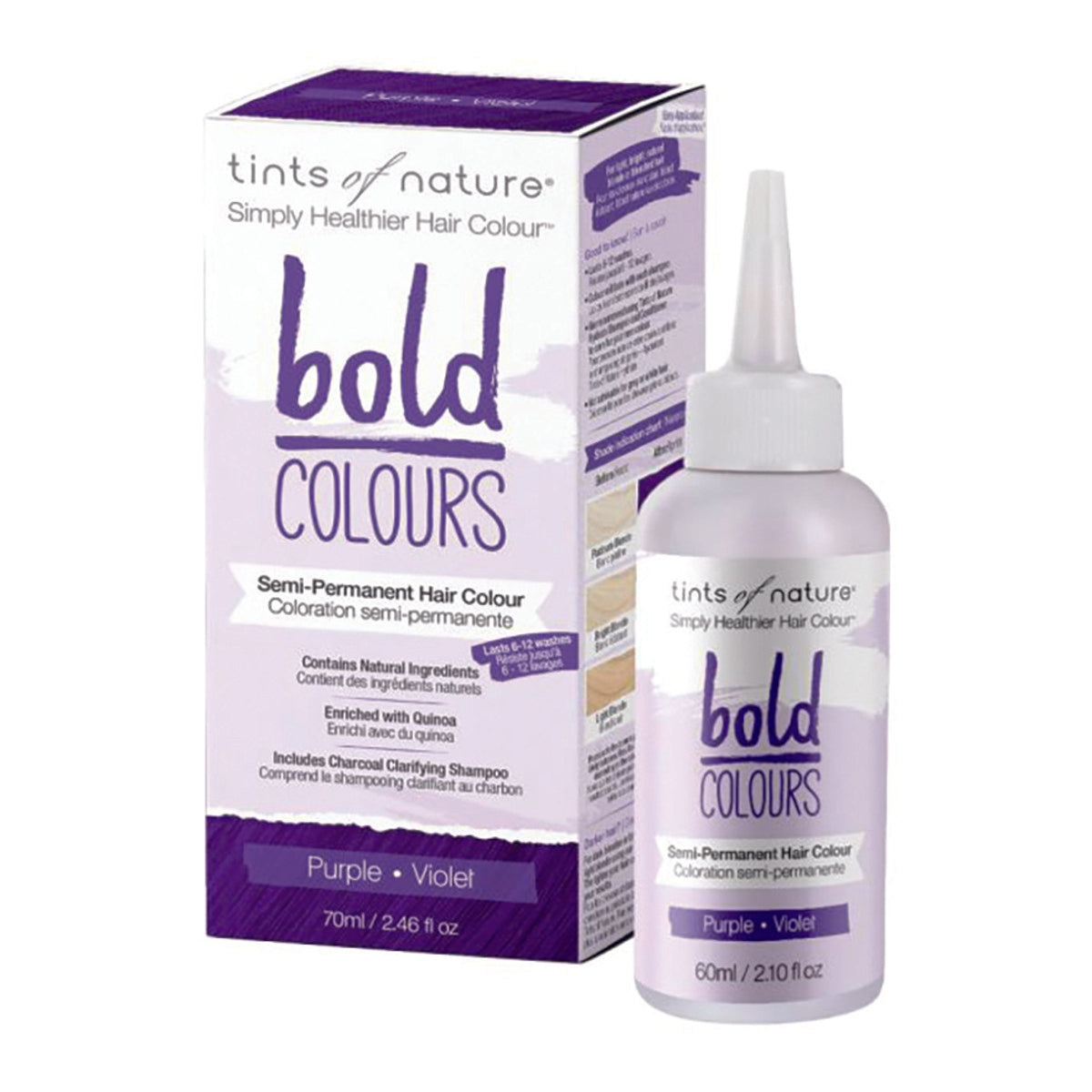 Tints Of Nature (SemiPermanent Hair Colour) Purple 70ml