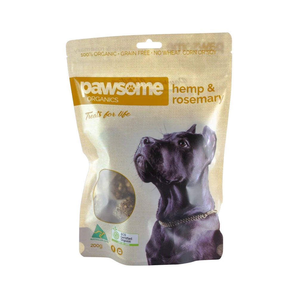 Pawsome Pet Treat Hemp Rose 200g