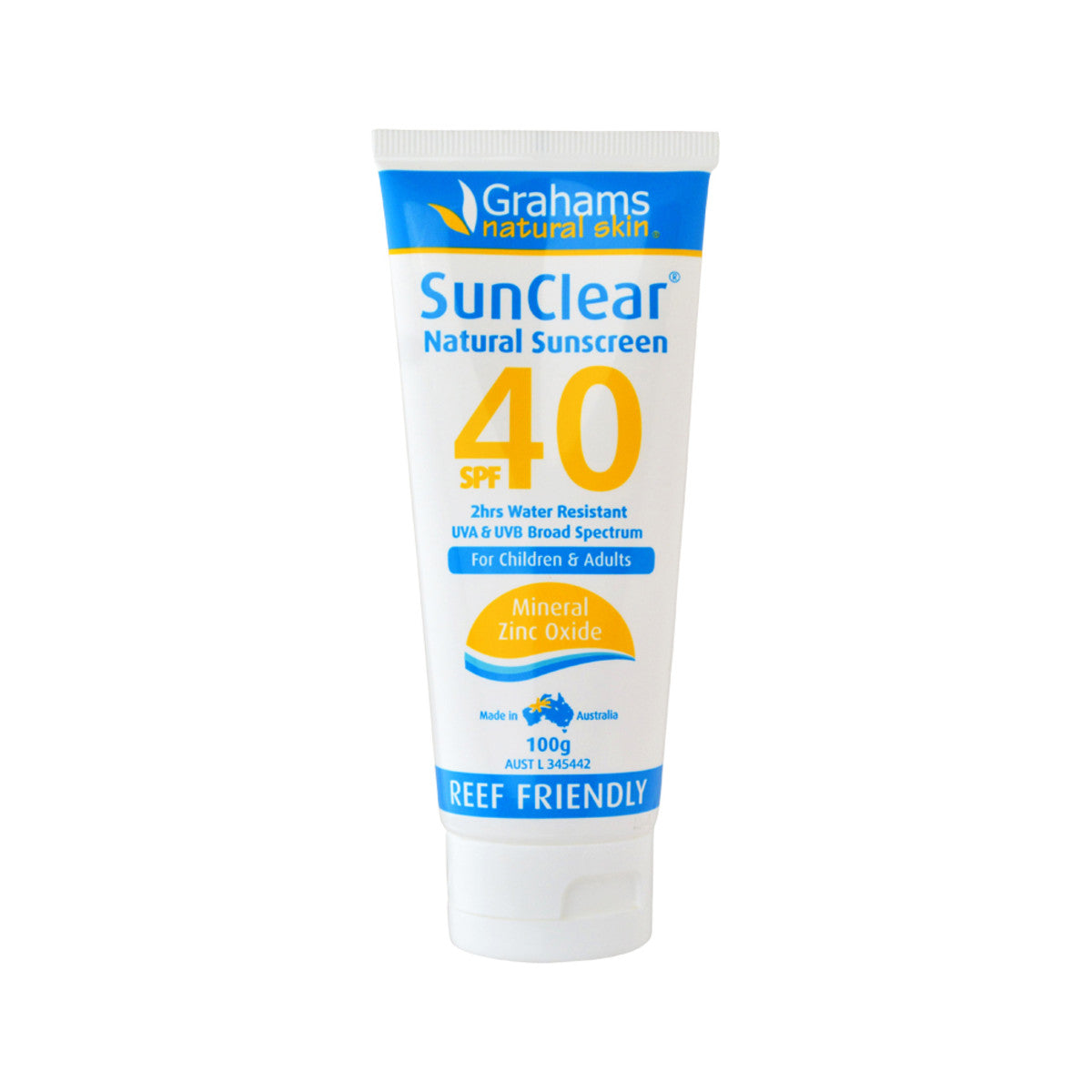 SunClear Natural Sunscreen SPF 40 (for Children & Adults) 100g