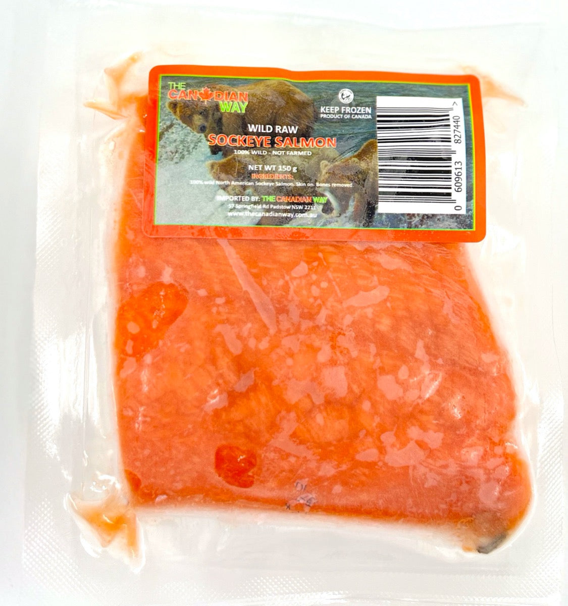 Canadian Way Raw Salmon 150g