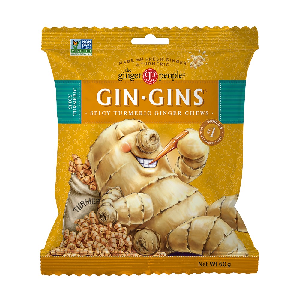 Ginger Chewy Spicy Turmeric 60g