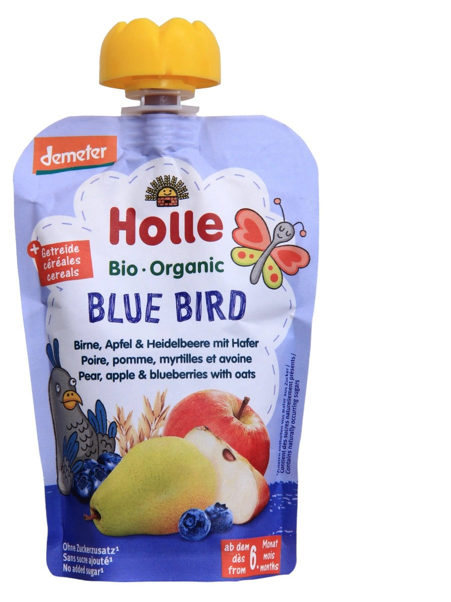 Blue Bird Pear, Apple & Blueberries with Oats 100g