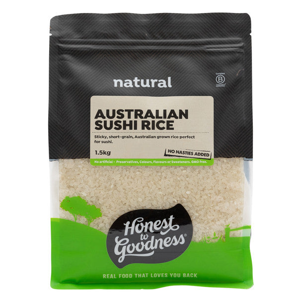 Honest to Goodness Aus Sushi Rice 1.5Kg