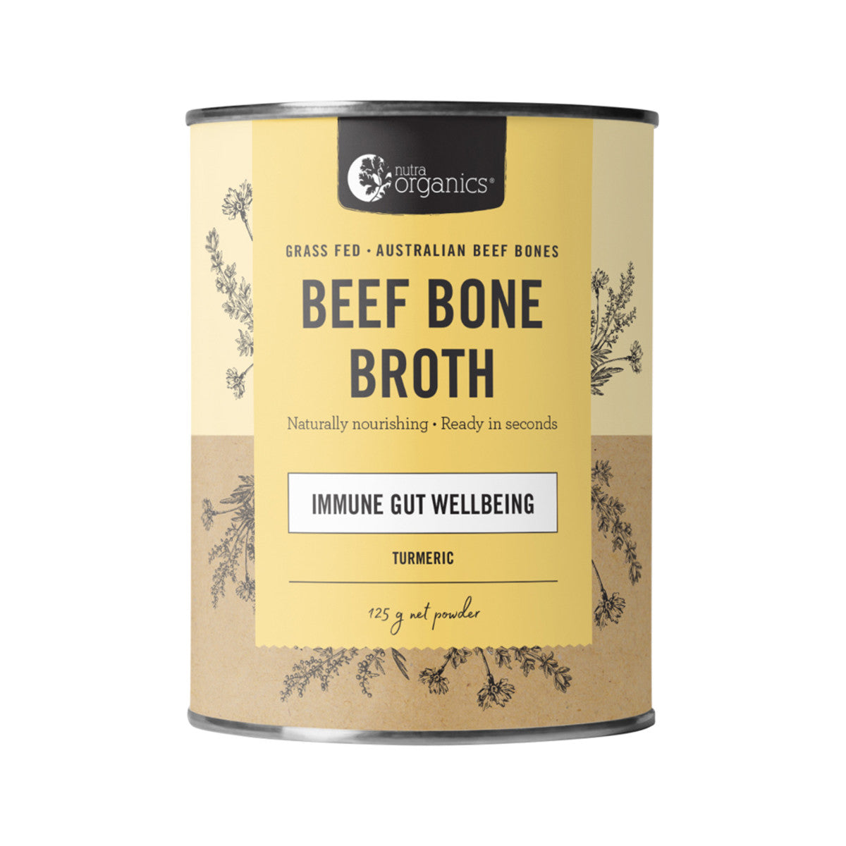 Bone Broth Beef Turmeric 125g