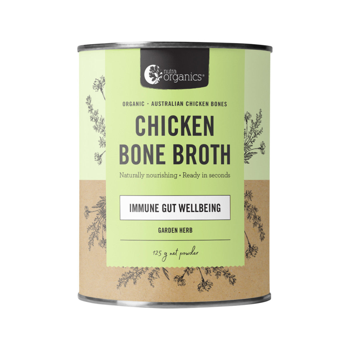 Bone Broth Chicken Garden Herb 125g