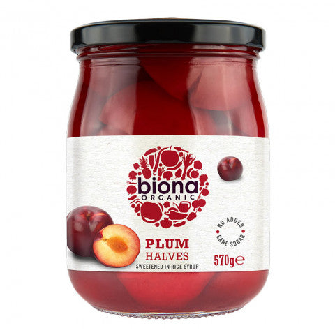 Biona Plum In Rice Syrup 570g