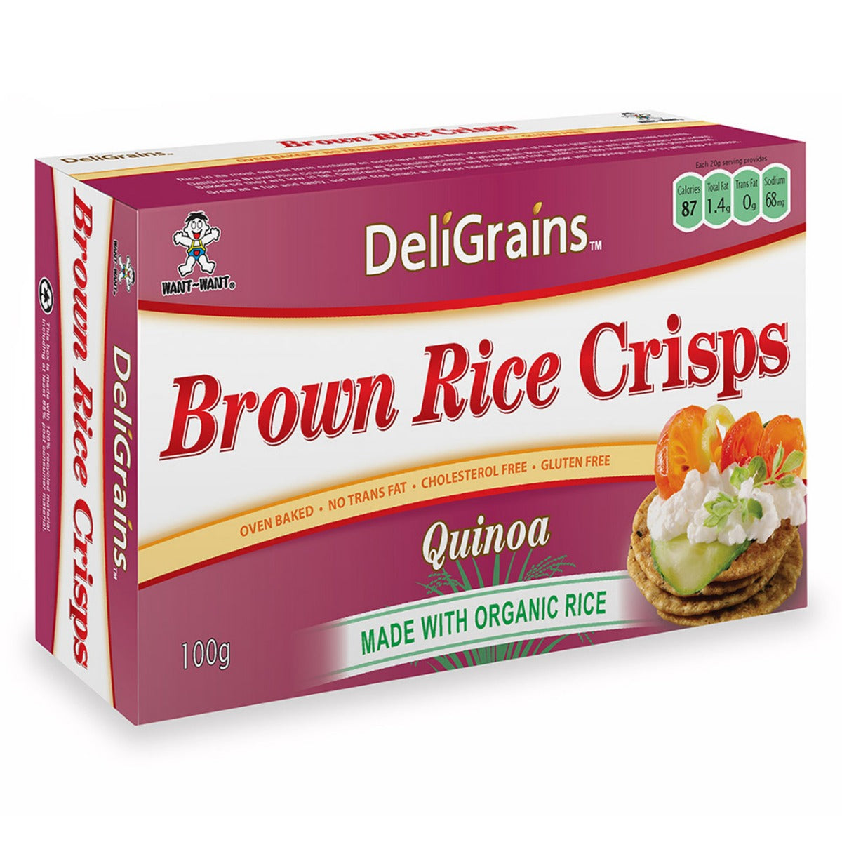 Deli B.Rice Crisps Quinoa 100g