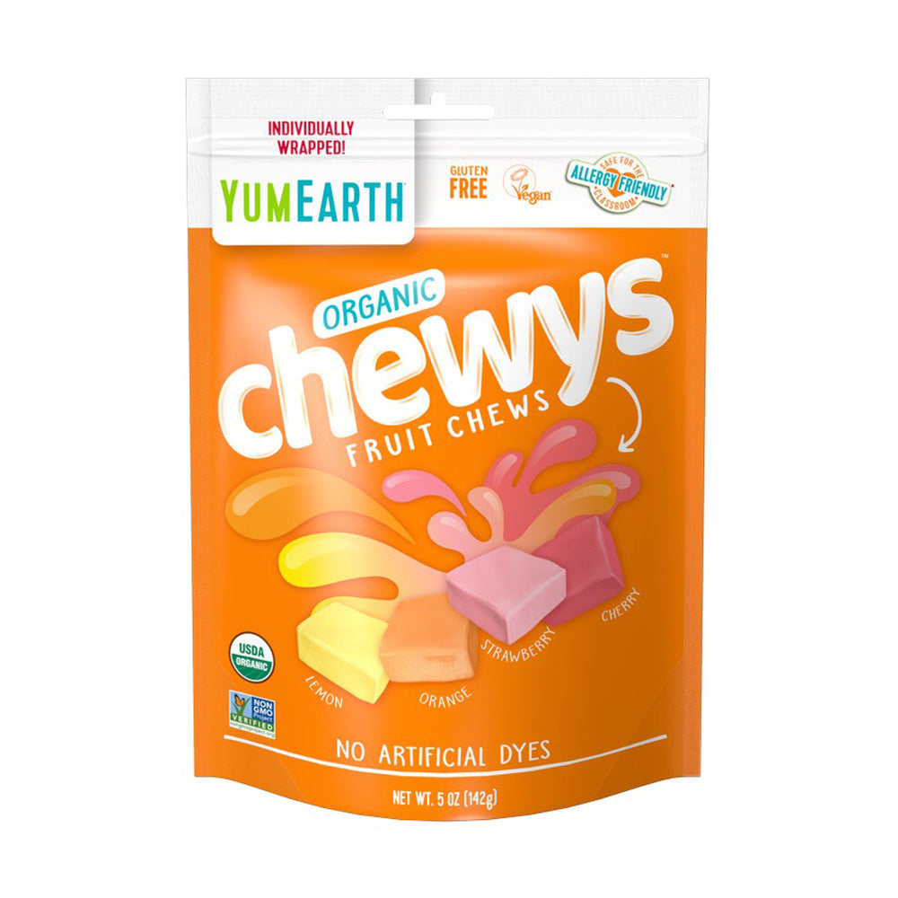 Yum Earth Chewys Fruit 142g