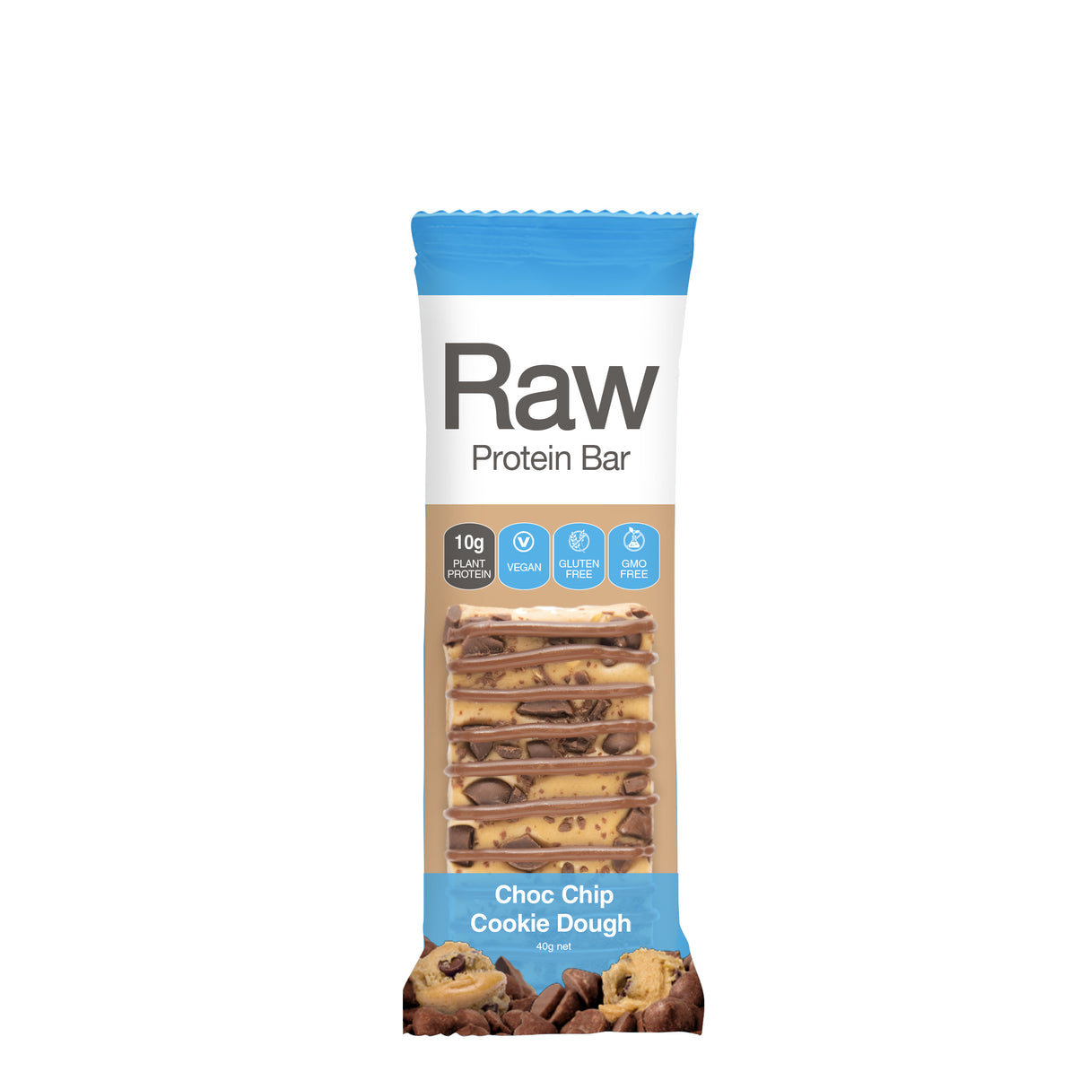 Raw Protein Bar Choc Chip & Cookie Dough 40g