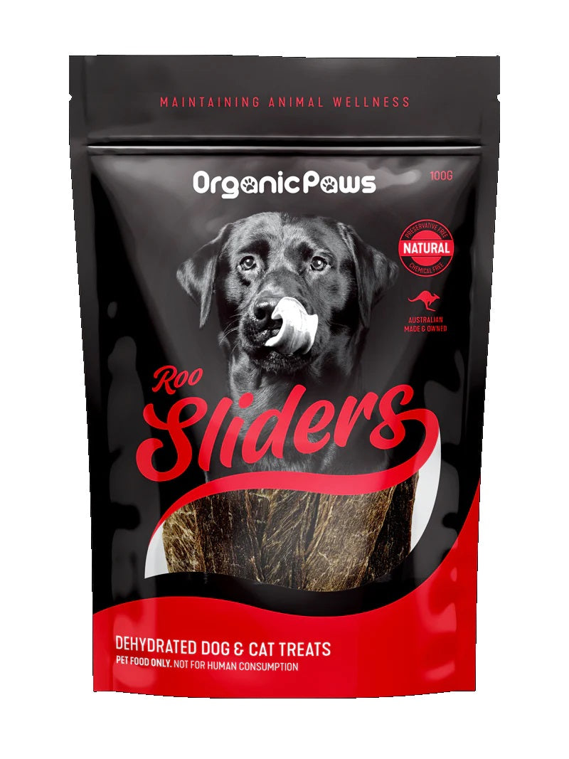 Organic Paws Sliders Roo 100g