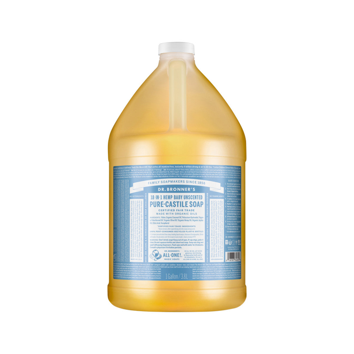 Soap Liquid (Hemp 18in1) Baby Unscented 3.78L