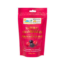 Natural Chocolate Co Cranberries in Premium Dark Chocolate 125g