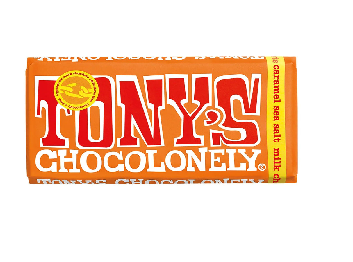 Tony's Chocolonely Milk Caramel Sea Salt 180g