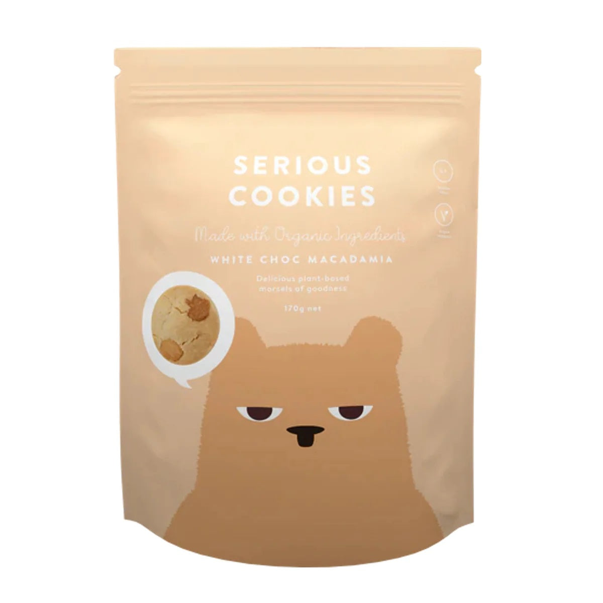 Serious Food Co Cookies White Chocolate 170g