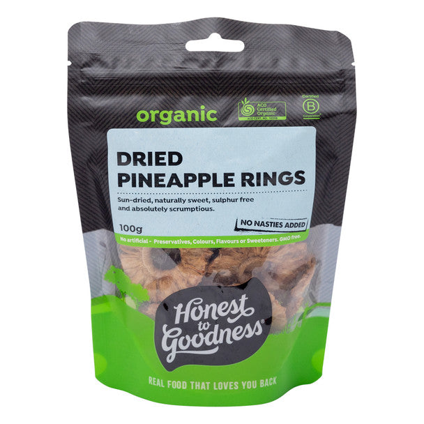 Honest to Goodness Natural Dried Pineapple Ring 100g