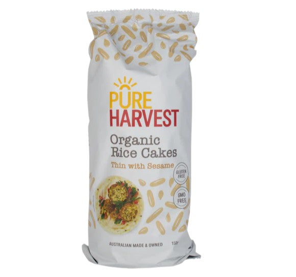 Pure Harvest Rice Cake Sesame150g