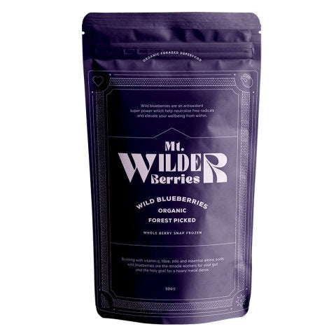 Mt Wilder Berries Blueberries 500g