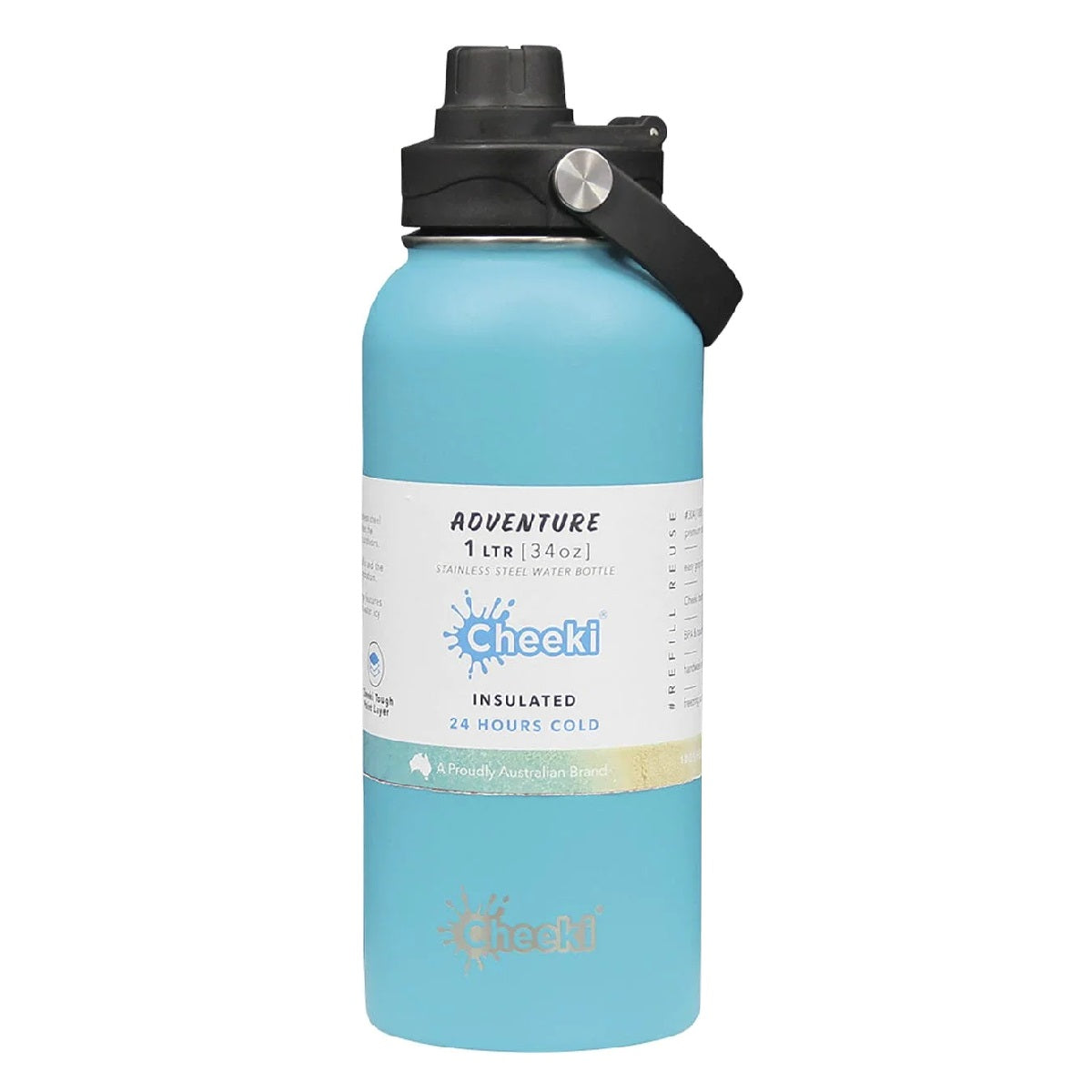 SS Bottle Ad Aqua 1L