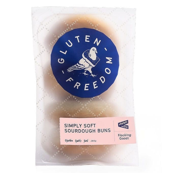 Gluten Freedom GF Soft Sourdough Bun 280g