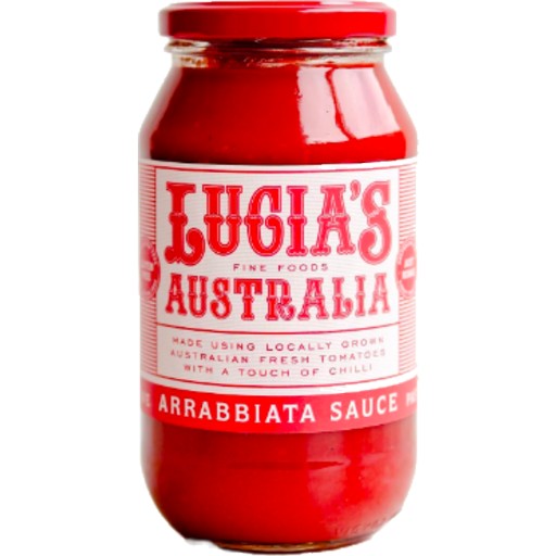 Lucia's Arrabbiata Sauce 500g