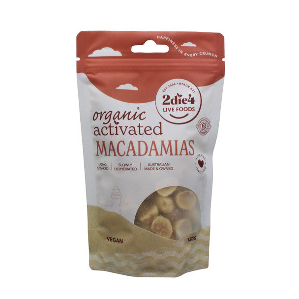 2die4live foods Activated Macadamias 120g