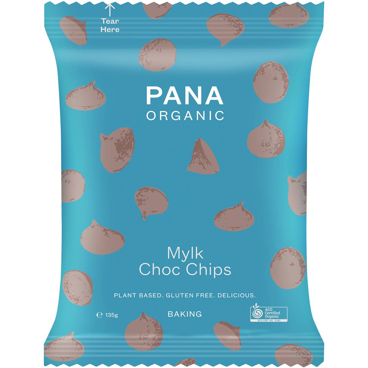 Pana Organic Baking Mylk Chocolate Chips 135g