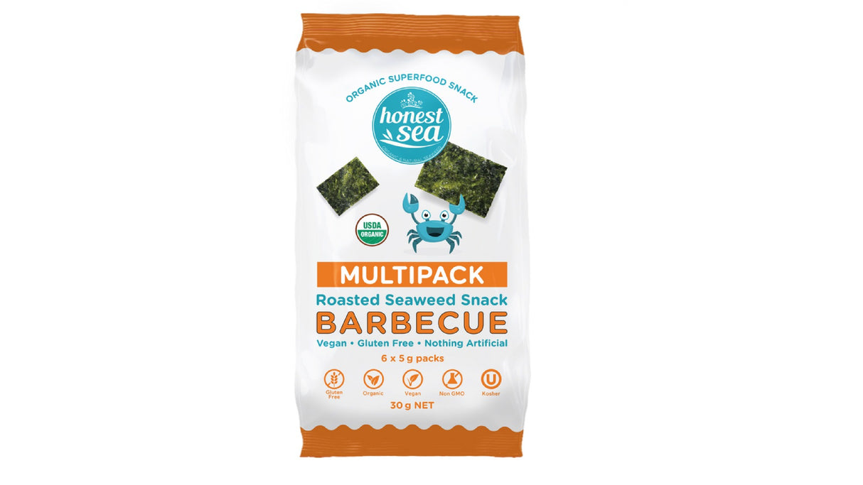 Honest Sea Seaweed BBQ 6x5g