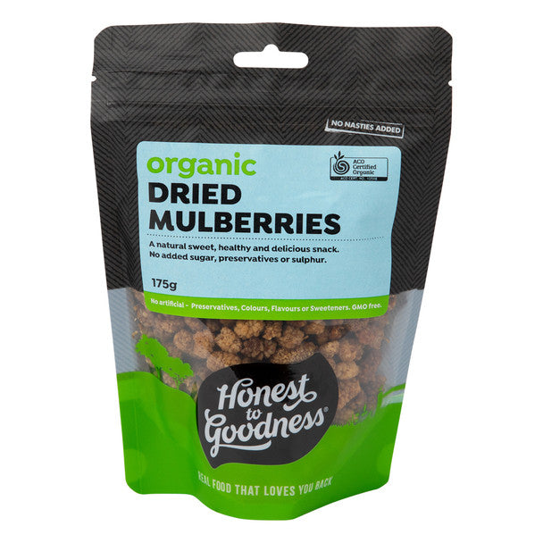 Honest to Goodness Dried Mulberries 175g