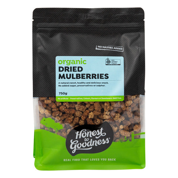 Honest to Goodness Dried Mulberries 750g