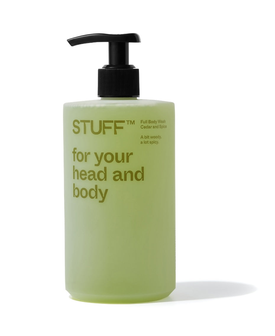 STUFF Shampoo Body Wash Cedar & Spice