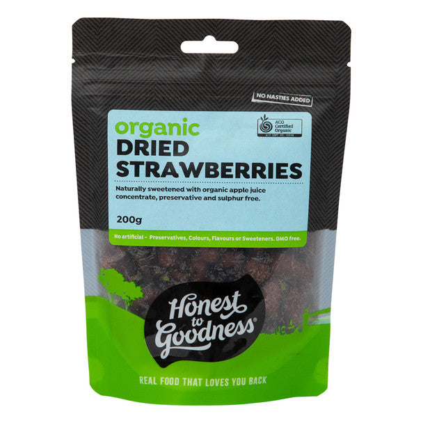 Honest to Goodness Dried Strawberries 200g