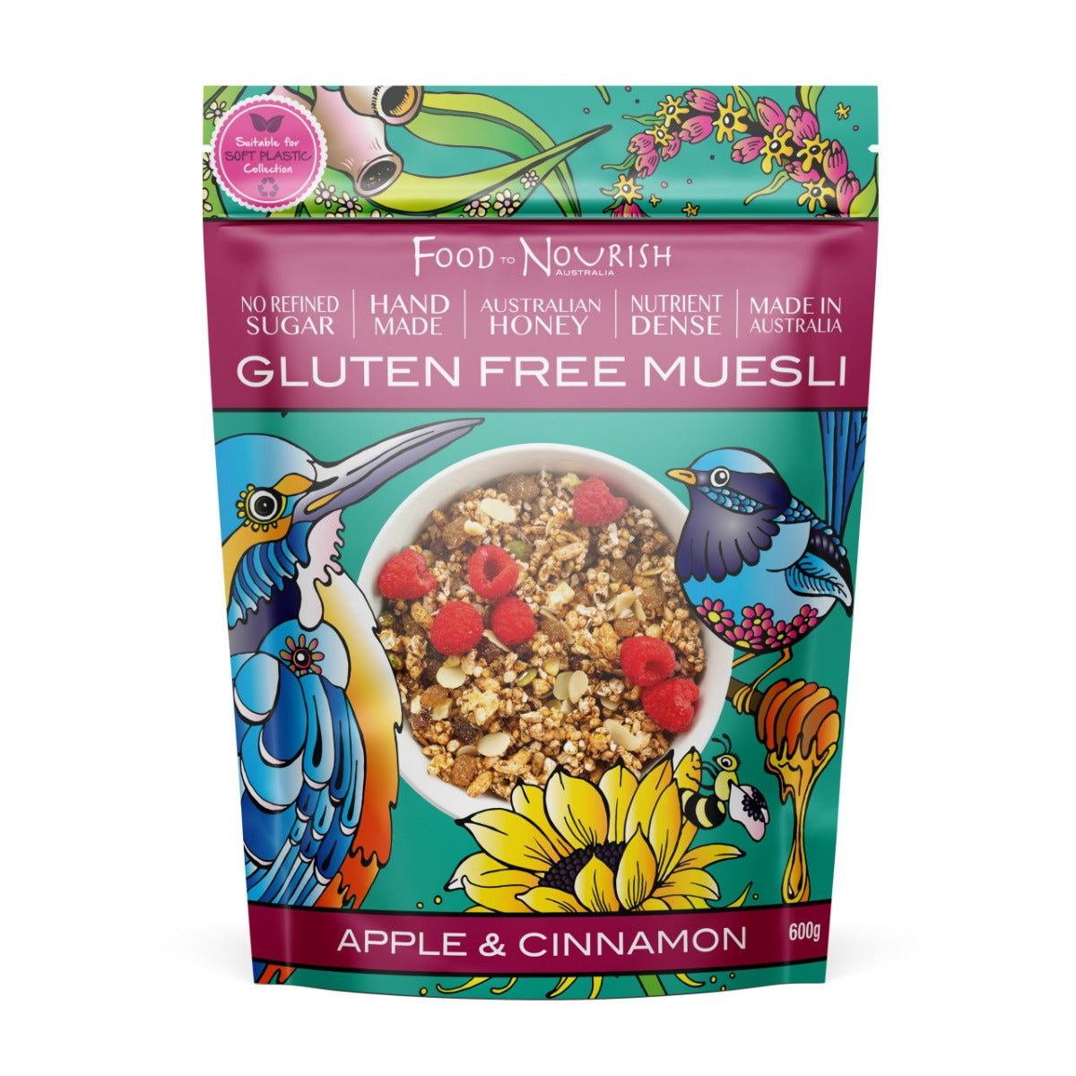 Muesli Apple Cinnamon 600g