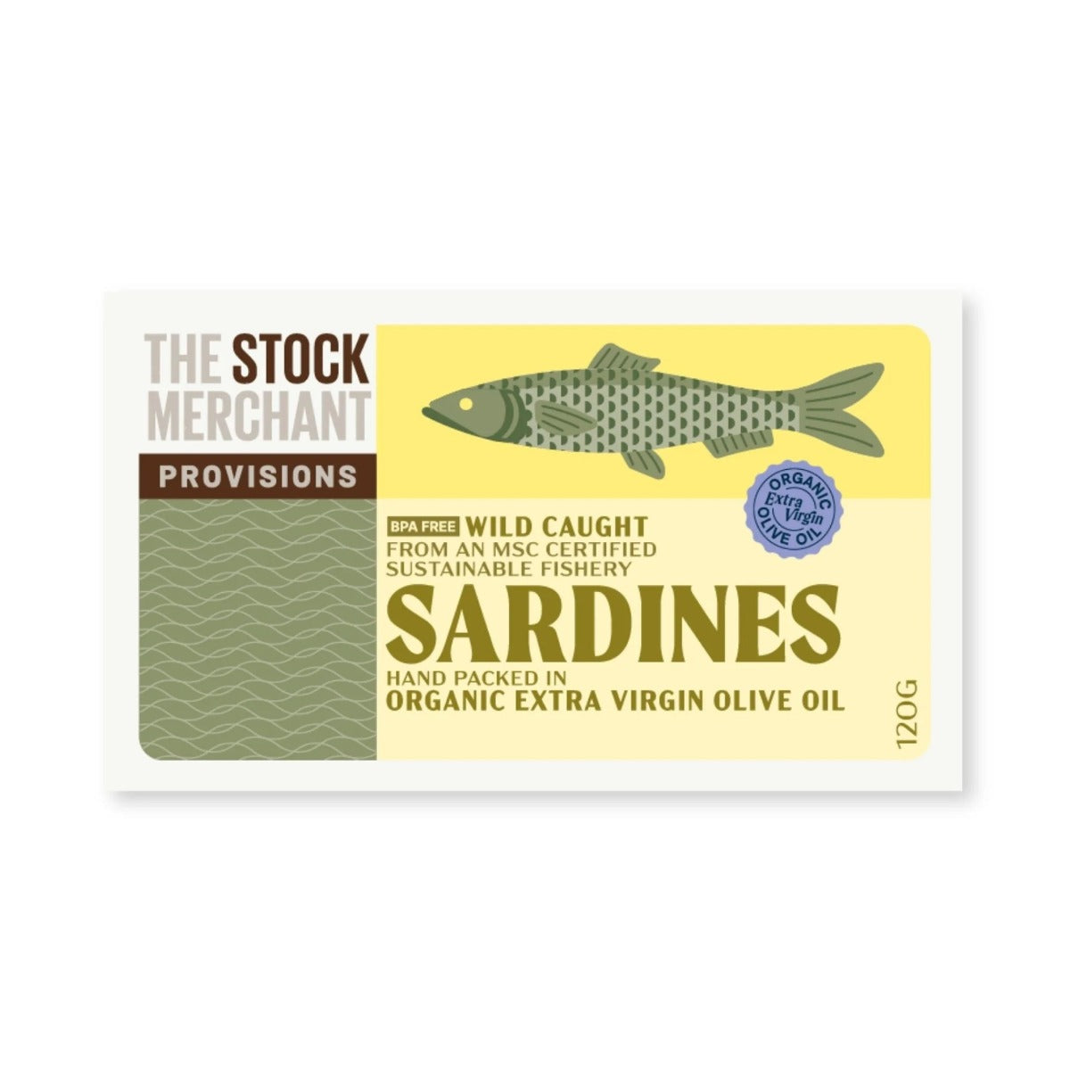 The Stock Merchant Sardines EVO 120g