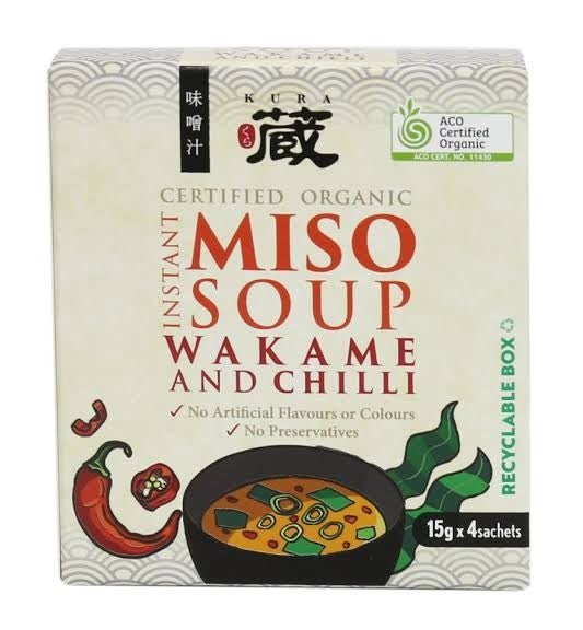 Miso Wakame Chilli 15gx4