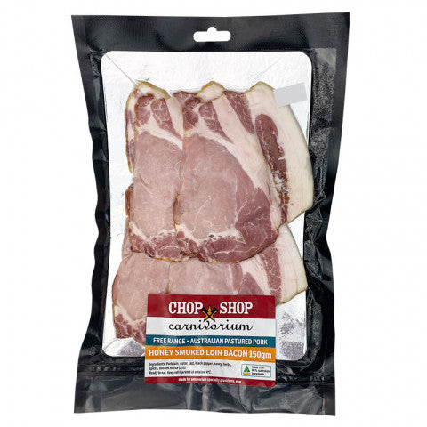 Chop Shop Honey Loin Bacon 150g