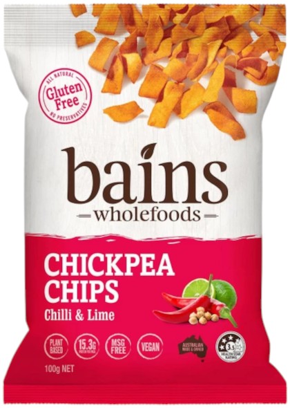 Chickpea Chips Chilli & Lime 100g