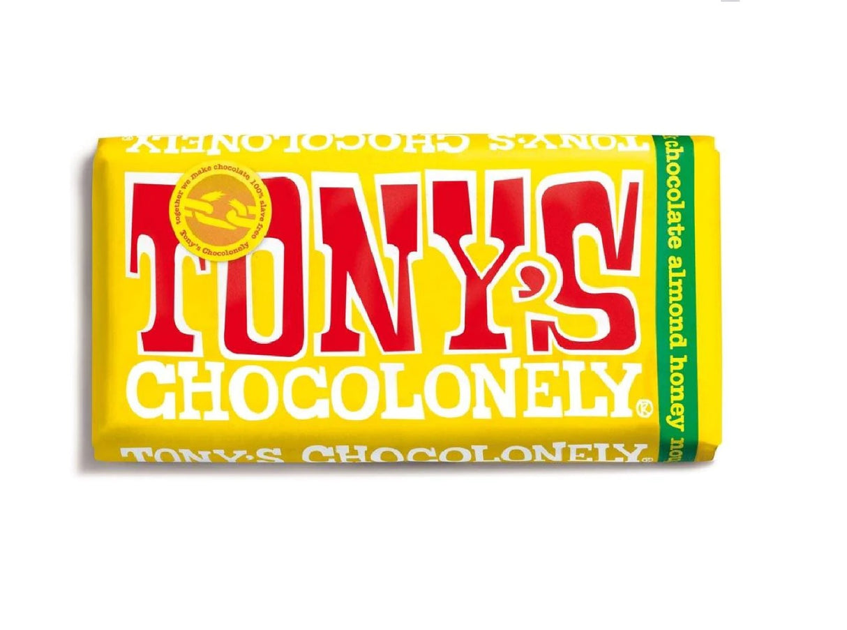 Tonys' Chocolonely Milk Almond Honey Nougat 180g