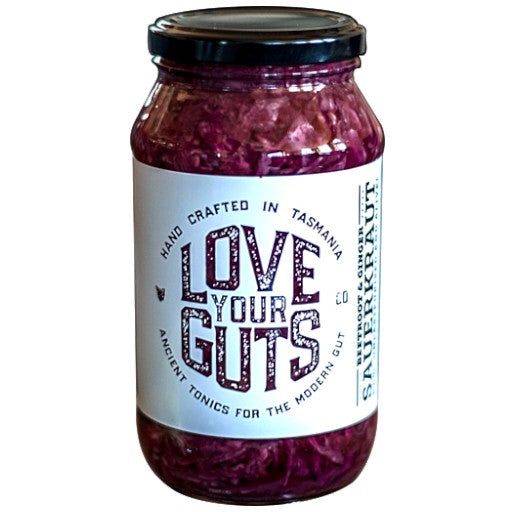 Love Your Guts Kraut Beetroot Ginger 500g